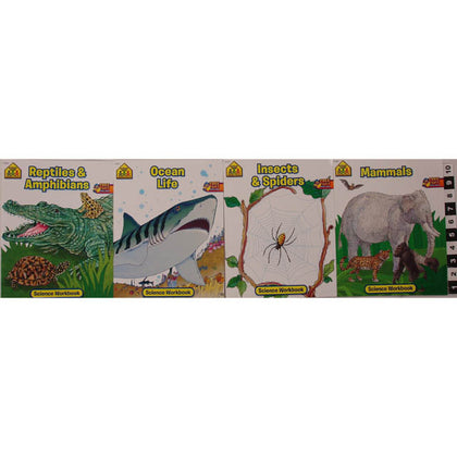 SCIENCE WORKBOOKS ASSORTED