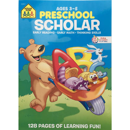PRESCHOOL WORKBOOKS 128PAGES ASSORTED