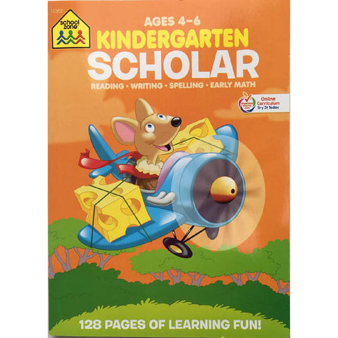 KINDERGARTEN WORKBOOKS 128PAGES ASSORTED