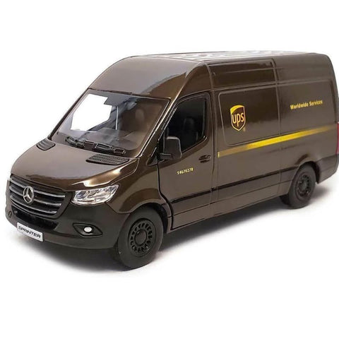 UPS MERCEDES VAN 5IN PULL BACK KT5426