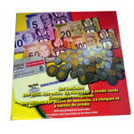 CANADIAN PLAY MONEY BILLS COINS CHEQUES AND CREDIT CARDS SET