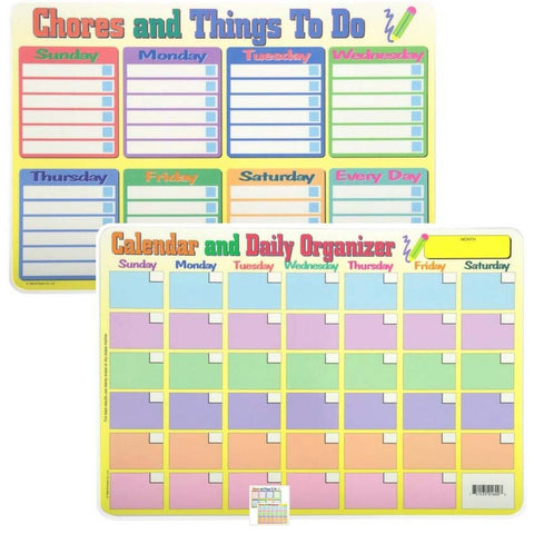 PLACEMAT CALENDER & DAILY {{ORGANIZER CHORES & THINGS TO D