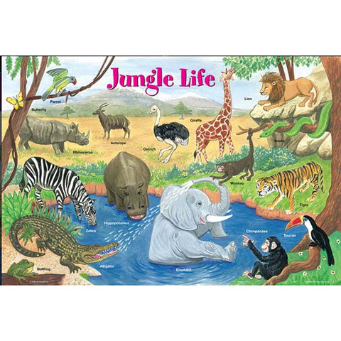 PLACEMAT JUNGLE LIFE