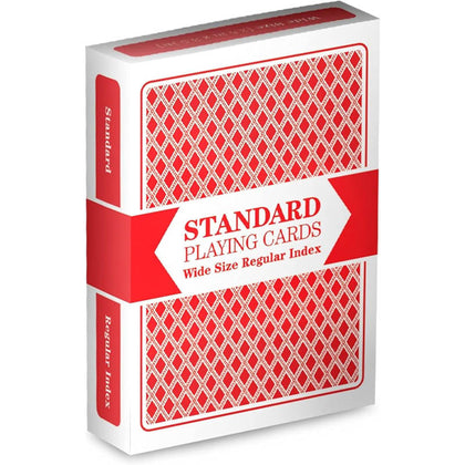 PLAYING CARDS RED 2.5X3.5IN