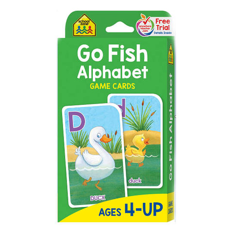 GO FISH ALPHABET GAME CARDS