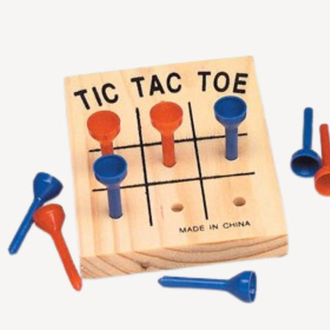 TIC TAC TWO GAME WOODEN