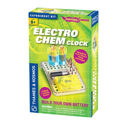 ELECTRO CHEM CLOCK 3 EXPERIMENTS 8 MANUAL PAGES