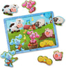 WOODEN MUSICAL FARM SOUND PUZZLE 6 PCS/SET