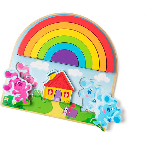 WOODEN RAINBOW STACKING PUZZLE