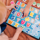 WOODEN CHUNKY ALPHABET PUZZLE 26PCS