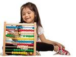 ABACUS OF SOLID WOOD {{11.9X12X3IN WHEN ASSEMBLED