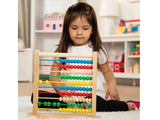 ABACUS OF SOLID WOOD {{11.9X12X3IN WHEN ASSEMBLED