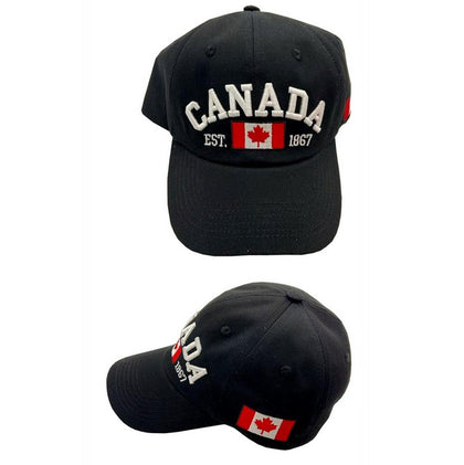 CANADA BASEBALL CAP BLACK