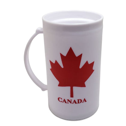 CANADA SOUVENIR MUG 16OZ FROSTY ASSORTED COLORS RED/WHITE
