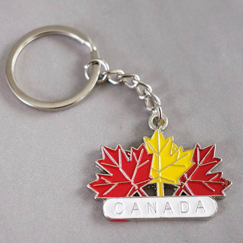 CANADA SOUVENIR 3LEAF KEYCHAIN