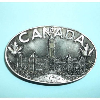 CANADA SOUVENIR MAGNET OVAL PARLIAMENT BUILDING