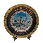 TORONTO SOUVENIR PLATE 8IN METAL