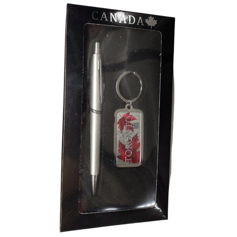 TORONTO SOUVENIR PEN & KEYCHAIN SET