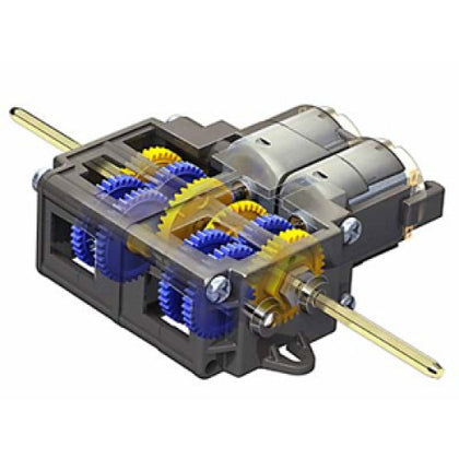 DOUBLE GEARBOX LEFT/RIGHT INDEPENDENT 4-SPEED