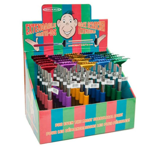 BACK SCRATCHER EXTENDABLE ASSORTED COLOURS