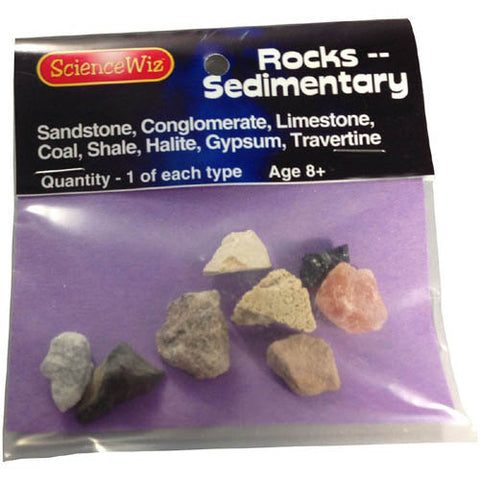 ROCKS SEDIMENTARY ASSORTED TYPES
