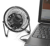 FAN MINI 4 INCH USB POWERED BLACK METAL