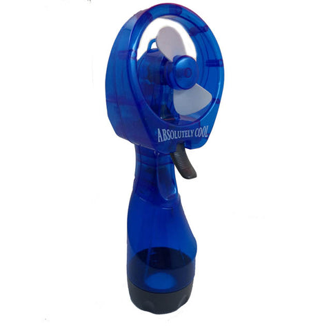 FAN MINI WATER SPRAY REQUIRES 2 AA BATTERIES ASSORTED COLORS
