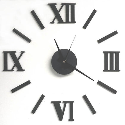 CLOCK WALL ROMAN DIY BLACK 20IN REQUIRES 1 AA BATTERY