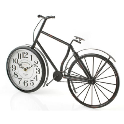 TABLE CLOCK VINTAGE BICYCLE