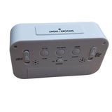 CLOCK ALARM DIGITAL SHOWS TIME DATE AND ALARM
