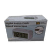 CLOCK ALARM DIGITAL SHOWS TIME DATE AND ALARM