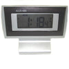 CLOCK ALARM DIGITAL SILVER SNOOZE STOPWATCH FUNCTIONS
