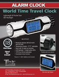 CLOCK ALARM DIGITAL WITH FLASHLIGHT ASSORTED COLOU