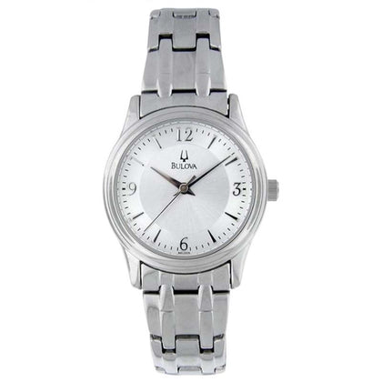 BULOVA WOMEN'S SILVER STAINLESS STEEL QUARTZ WATCH