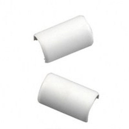 RACEWAY COUPLING 0.5IN RND WHITE