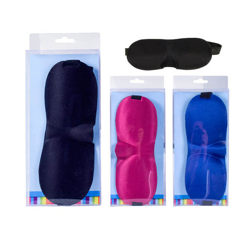 EYE MASK CONTOURED 9X3.5IN ASSORTED COLORS