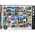 PUZZLE GLOBETROTTER CANADA JIGSAW 19.25 X 26.62IN