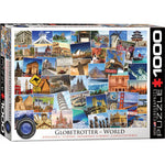 PUZZLE GLOBETROTTER WORLD JIGSAW 19.25 X26.6IN