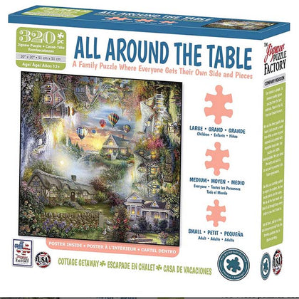 JIGSAW PUZZLE COTTAGE GETAWAY 20X20IN 320PCS