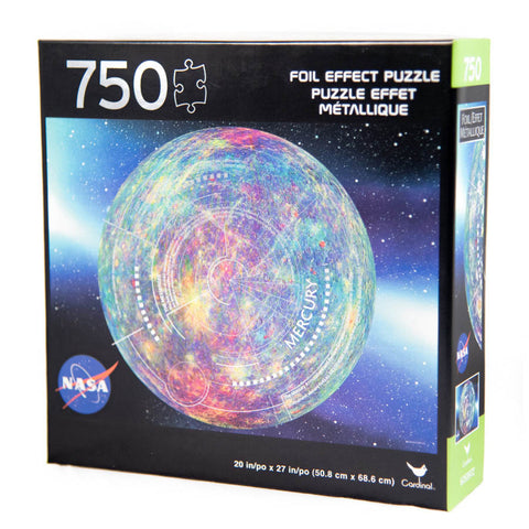 JIGSAW PUZZLE NASA PLANET 750PC FOIL EFFECT PUZZLE 20X27 INCH