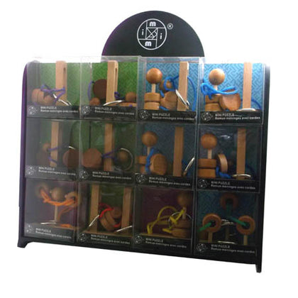 WOODEN PUZZLE MINI 6-STYLES ASSORTED