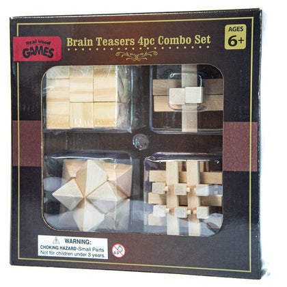 BRAIN TEASERS 4PC COMBO SET