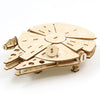 STAR WARS MILLIENNIUM FALCON 3D WOOD MODEL