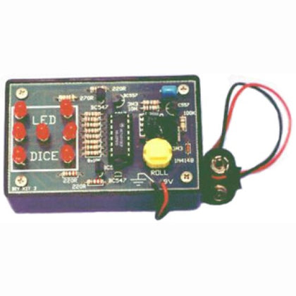 LED DICE WITH SLOW-DOWN