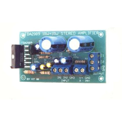 STEREO AMPLIFIER 10X10 WATTS 8-22 VOLTS DC