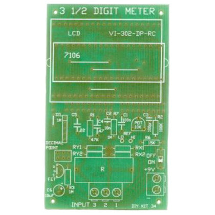 LCD PANEL METER 3-1/2 DIGIT GENERAL PURPOSE