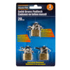 LUGGAGE LOCK BRASS SOLID 20MM