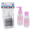 TRAVEL BOTTLE 100ML 2PCS/SET ASSORTED COLORS & STYLES