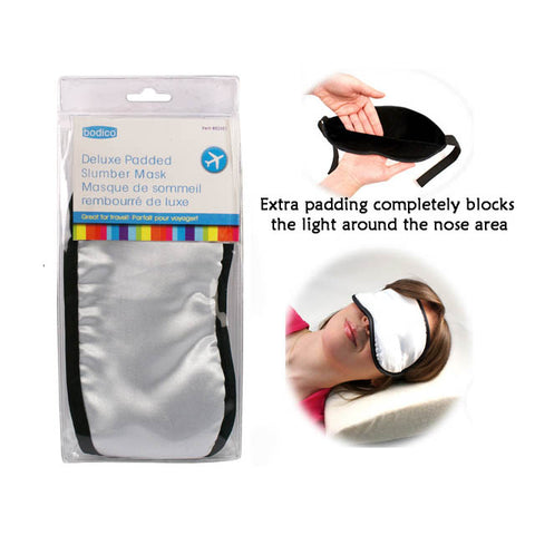 EYE MASK PADDED PVC BAG WITH INSERT CARD