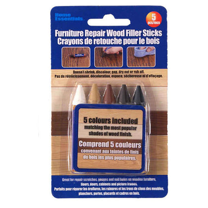 WOOD FILLER STICKS FOR FURNITURE REPAIR MIXED COLORS